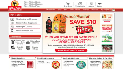 ShopRite 'Munch Mania' Carousel Ad